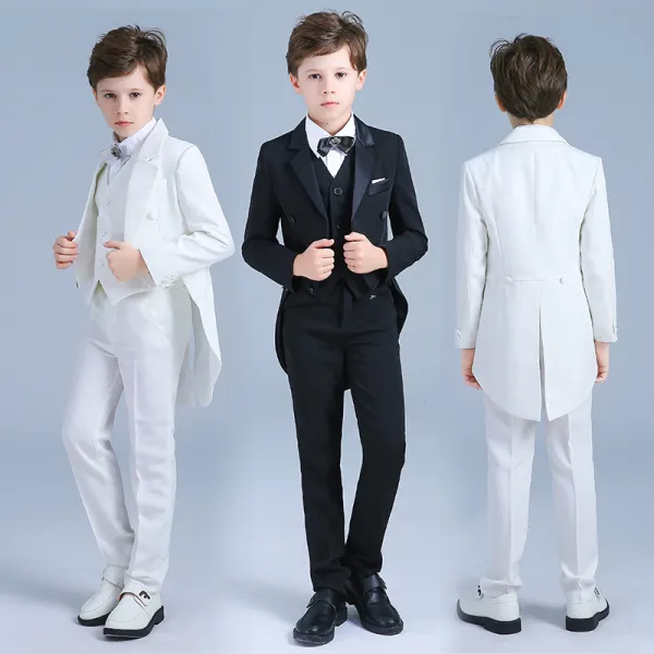 Modest / Simple Tailcoat / Tuxedo Boys Wedding Suits 2019