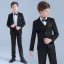 Royal Blue Boys Wedding Suits 2019 Long Sleeve Coat Shirt