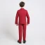 Burgundy Boys Wedding Suits 2019 Long Sleeve Coat Shirt