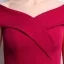 Chic / Beautiful Burgundy Evening Dresses  2018 Trumpet / Mermaid V-Neck Short Sleeve Tea-length Ruffle Backless Formal Dresses