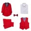 Noire Queue De Pie Costumes De Mariage pour garçons 2019 Manches Longues Chemise