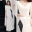 Schlicht Ivory / Creme Chiffon Abendkleider 2019 Meerjungfrau V-Ausschnitt Lange Ärmel Metall Stoffgürtel Lange Rüschen Rückenfreies Festliche Kleider
