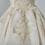 Luxury / Gorgeous Champagne See-through Wedding Dresses 2019 A-Line / Princess Scoop Neck Long Sleeve Backless Appliques Lace Beading Glitter Tulle Cathedral Train Ruffle