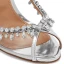 Sexy Silber Abend Strass Damen schuhe 2022 10 cm Stilettos Peeptoes Sandaletten Hochhackige