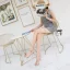 Transparent Silver Sexy Crystal Cocktail Party Womens Sandals 2023 Waterproof 18 cm Stiletto Heels Ankle Strap Open / Peep Toe Sandals High Heels