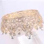 Baroque Charming White Rhinestone Alloy Wedding Tiara Bridal Hair Accessories 2022