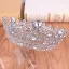 Baroque Charming White Rhinestone Alloy Wedding Tiara Bridal Hair Accessories 2022