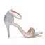 Charmant Multifarben Strass Brautschuhe 2023 Knöchelriemen 9 cm Stilettos Peeptoes Hochzeit Sandaletten Hochhackige