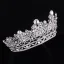 Baroque Charming White Rhinestone Alloy Wedding Tiara Bridal Hair Accessories 2022