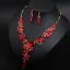 Charmant Rouge Faux Diamant Soirée Colliers Alliage Accessorize 2023