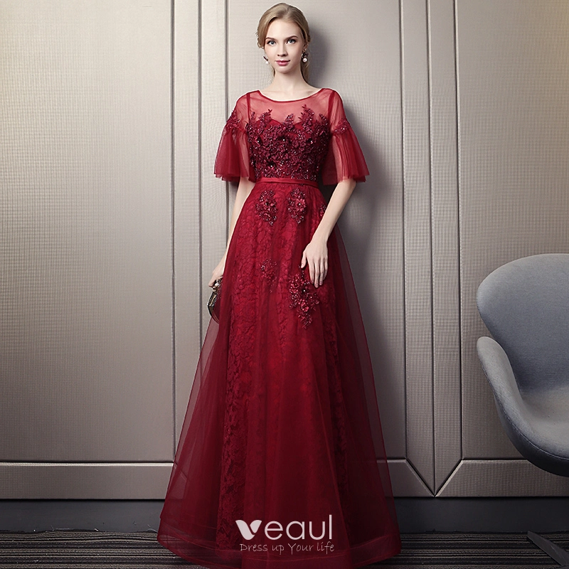 Maroon prom dresses 2018 cheap