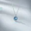 Charming Sky Blue Crystal Sterling Silver Evening Party Necklaces Bracelets 2023 Accessories
