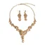 Fancy Multi-Colors Crystal Rhinestone Prom Earrings Necklaces Accessories 2023 Alloy