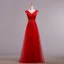 Elegant Pearl Pink Evening Dresses  2018 A-Line / Princess V-Neck Sleeveless Appliques Lace Beading Sash Floor-Length / Long Ruffle Backless Formal Dresses