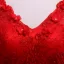 Elegant Pearl Pink Evening Dresses  2018 A-Line / Princess V-Neck Sleeveless Appliques Lace Beading Sash Floor-Length / Long Ruffle Backless Formal Dresses