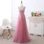 Élégant Gris Transparentes Robe De Soirée 2018 Princesse Encolure Dégagée Sans Manches Appliques En Dentelle Faux Diamant Noeud Ceinture Longue Volants Dos Nu Robe De Ceremonie