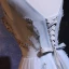 Chic / Beautiful Sky Blue Evening Dresses  2018 A-Line / Princess V-Neck Sleeveless Appliques Lace Pearl Rhinestone Beading Floor-Length / Long Ruffle Backless Formal Dresses