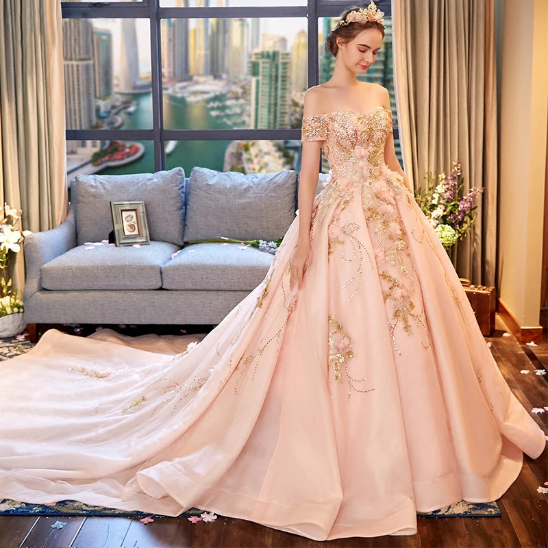knee length dresses for ladies Pink Engagement Dress %sep% Free Shipping %sep% %sitename% – Sultan Dress