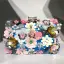 Chic / Beautiful Yellow Rhinestone Pearl Sequins Outdoor / Garden Clutch Bags 2023 Satin