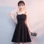 Modest / Simple Blushing Pink Homecoming Graduation Dresses 2018 A-Line / Princess Backless Spaghetti Straps Sleeveless Short Prom Dresses