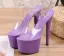Sexy Transparent Blanche Club de carnaval Sandales Femme 2020 Bride Cheville 17 cm Talons Aiguilles Peep Toes / Bout Ouvert Sandales