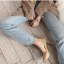 Schlicht Beige Büro OL Pumps 2020 Lackleder 12 cm Stilettos Spitzschuh Pumps
