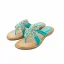 Chic / Beautiful Summer Black Casual Flat Womens Sandals 2020 Pearl Rhinestone Open / Peep Toe Sandals