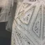 Luxe Ivoire Robe De Soirée 2018 Trompette / Sirène Perlage Perle Faux Diamant Paillettes Encolure Dégagée Dos Nu 3/4 Manches Train De Balayage Robe De Ceremonie