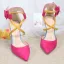 Mooie / Prachtige Oranje Straatkleding Suede Sandalen Dames 2020 X-Strap 10 cm Naaldhakken / Stiletto Spitse Neus Sandalen