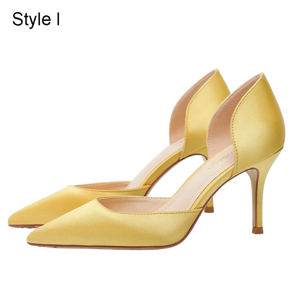 Chic / Beautiful Navy Blue Office OL Leather Open Side Womens Shoes 2021 8 cm Stiletto Heels Pointed Toe High Heels