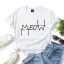 Lovely Summer White Loose Street Wear Cotton T-Shirts 2021 Scoop Neck Short Sleeve Women's Tops T-shirt