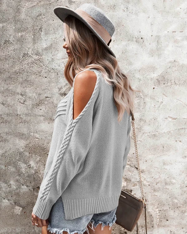 Mode Herbst Winter Strassenmode Khaki Regulär Schultern Pullover 2021 Baumwolle Stiefel Ärmellos Damen Oberteile