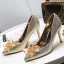 Charming Cinderella Evening Party Pumps 2019 Crystal Rhinestone 9 cm Stiletto Heels Pointed Toe Pumps