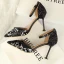 Affordable Silver Casual Womens Shoes 2019 Ankle Strap Sequins 9 cm Stiletto Heels Pointed Toe High Heels