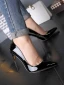Edles Burgunderrot Abend Pumps 2019 Lackleder 12 cm Stilettos Spitzschuh Pumps