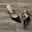Modest / Simple Black Casual Womens Sandals 2020 Patent Leather 10 cm Stiletto Heels Pointed Toe Sandals