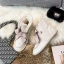 Lovely Butterfly Blushing Pink Snow Boots 2020 Woolen Leather Casual Outdoor / Garden Winter Flat Round Toe Suede Womens Boots
