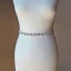 Moderne / Mode Ivoire Mariage Rubans 2020 Métal Fait main Satin Perlage Faux Diamant La Mariée Soirée Promo Accessorize