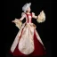 Vintage / Retro Medieval Blushing Pink Ball Gown Prom Dresses 2021 U-Neck Long Sleeve Floor-Length / Long Embroidered Printing Cosplay Prom Formal Dresses