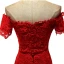 Amazing / Unique Red Evening Dresses  2017 Trumpet / Mermaid V-Neck Lace Beading Appliques Backless Evening Party Formal Dresses