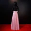 Chic / Beautiful Black Evening Dresses  2018 Floor-Length / Long A-Line / Princess High Neck Buttons Lace Embroidered Evening Party Formal Dresses