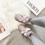 Lovely Butterfly Blushing Pink Snow Boots 2020 Woolen Leather Casual Outdoor / Garden Winter Flat Round Toe Suede Womens Boots