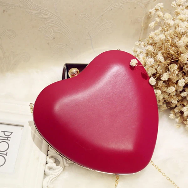 Lovely Romantic Burgundy Clutch Bags Handmade PU Homecoming Cocktail Party Evening Party Accessories 2019