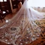Unique Blanche Voile De Mariée 2017 Tulle 5m Étoile Appliques Mariage