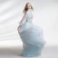 Mode Silver Aftonklänningar 2017 Prinsessa Tyll Hållare Beading Halterneck Broderade Afton Formella Klänningar
