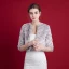 Rougissant Rose Hiver 1/2 Manches Encolure Dégagée Fausse Fourrure Soirée Promo Mariage Manteaux / vestes 2017