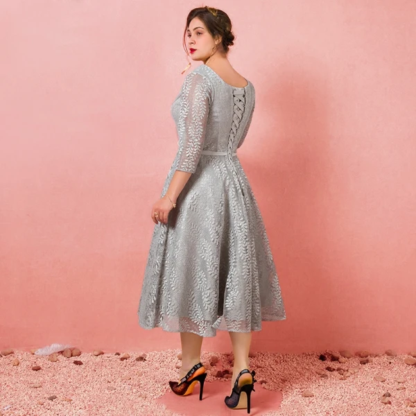 graduation dress size 12 A-Line Knee Length Forged Chiffon Graduation Dresses COCOMELODY CS0554, Watermelon main image 1