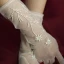 Classy Fabulous White Bridal Gloves 2020 Tulle Handmade  Beading Pearl Prom Wedding Accessories