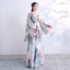 Flower Fairy Multi-Colors Floor-Length / Long Evening Dresses  2018 A-Line / Princess Tulle V-Neck Backless Printing Evening Party Formal Dresses