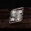 Modern / Fashion Silver Handmade  Solid Color Faith Band Ring Sterling Silver Rave Club Rings 2019 Accessories